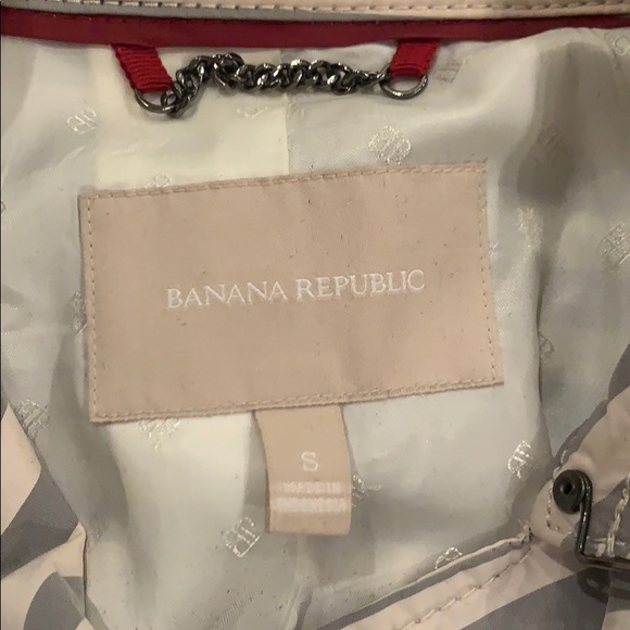 Banana Republic collection stripe trench - Picture 2 of 3